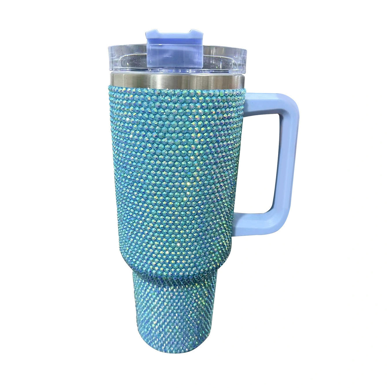 Wholesale Tumbler Ice Bullies Cup  40oz Cow Pattern Diamond-encrusted Portable Thermos Tumbler Cup